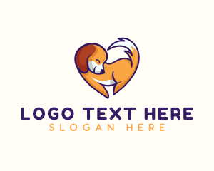 Vet - Dog Heart Veterinarian logo design