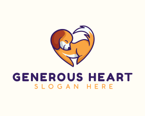 Dog Heart Veterinarian logo design