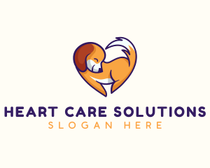 Dog Heart Veterinarian logo design