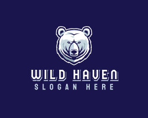 Wild Polar Bear logo design