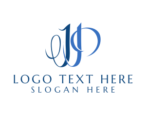 Elegant Letter JP Monogram Logo