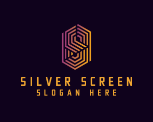 Game Streaming - Geometric Business Letter S logo design