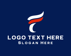 Logistics - Automotive Company Letter F logo design