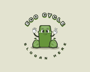 Recycling - Garbage Rubbish Bin Collector logo design