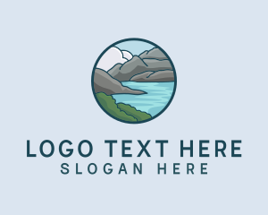 Sea - Mountain Coast Travel logo design