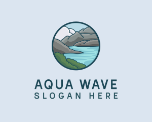 Seascape - Mountain Coast Travel logo design