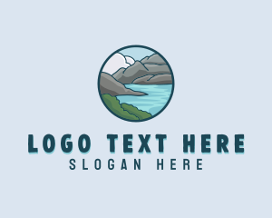 Tourism - Mountain Coast Travel logo design