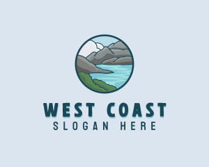 Mountain Coast Travel  logo design