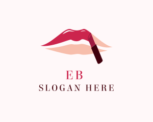Cover Girl - Red Shade Lipstick logo design