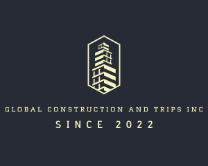 Broker - Building Tower Structure logo design