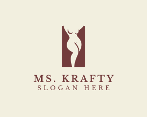 Erotic - Naked Woman Body logo design