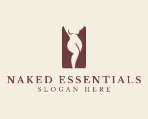 Naked Woman Body logo design