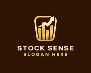 Stocks - Finance Stock Arrow logo design