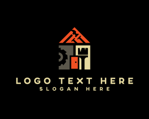 Laborer - Home Builder Tools logo design