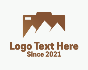 Lens - Outdoor Travel Photography logo design