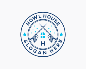 Sanitation Pressure Washing logo design