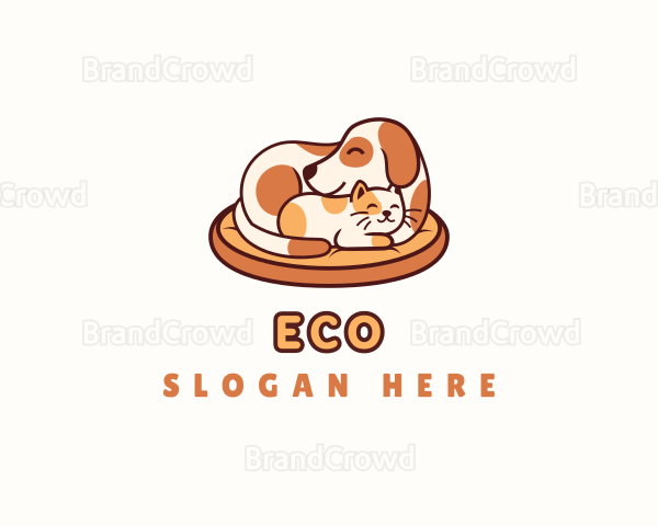 Dog Cat Pet Bed Logo