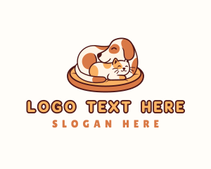 Dog Cat Pet Bed Logo