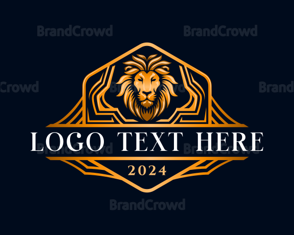 Elegant Lion Fierce Logo