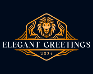 Elegant Lion Fierce logo design