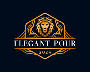 Elegant Lion Fierce logo design