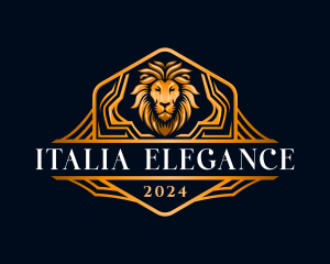 Elegant Lion Fierce logo design