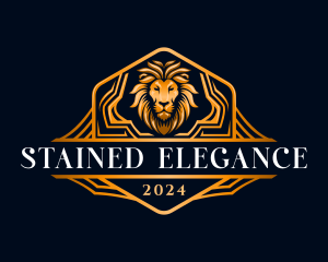 Elegant Lion Fierce logo design