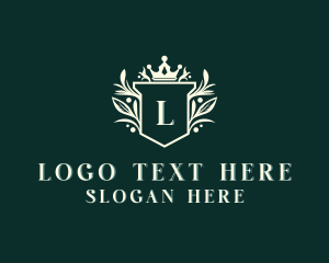 Floral - Royal Shield Boutique logo design