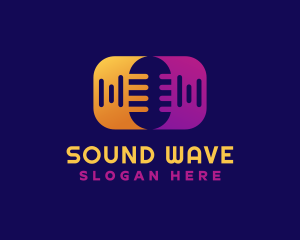 Recording Sound Microphone logo design