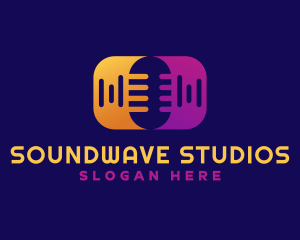 Recording - Recording Sound Microphone logo design