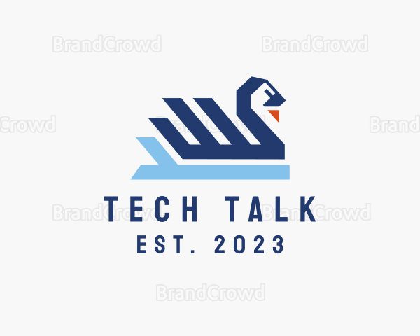 Geometric Technology Swan Logo