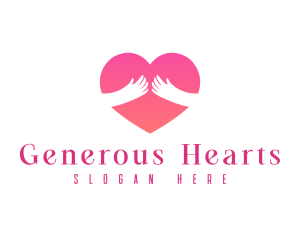 Philanthropy - Charity Heart Hug logo design