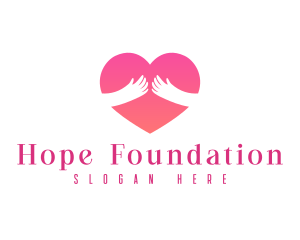 Nonprofit - Charity Heart Hug logo design