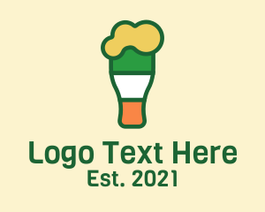 Lager - Irish Pub Beer logo design