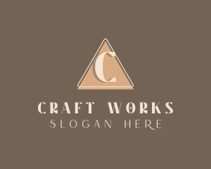 Crafting - Triangle Craft Boutique logo design