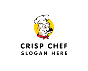 Chef Puppy Dog logo design