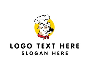 Restaurant - Chef Puppy Dog logo design