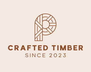 Woodwork - Woodwork Letter P logo design