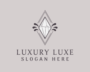 Luxury Diamond Jewelry logo design