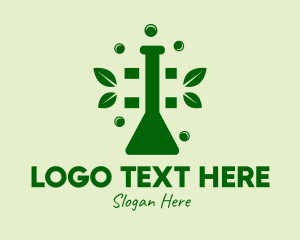 Lab Equipment - Organic Chemistry Beaker logo design