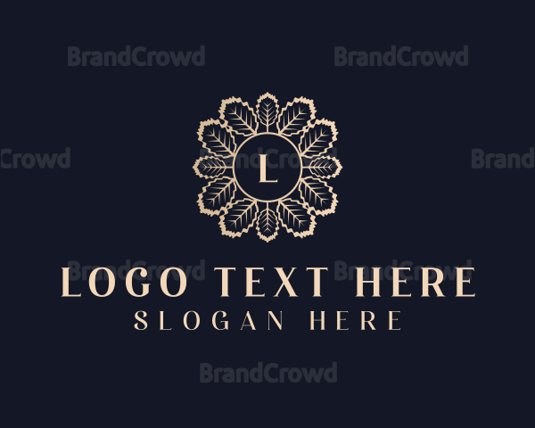 Elegant Leaf Garden Logo
