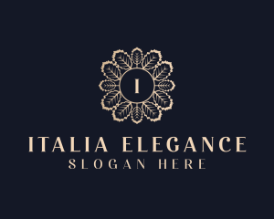 Elegant Leaf Garden logo design