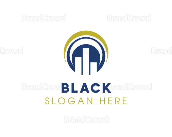 Elegant Round Stats Logo