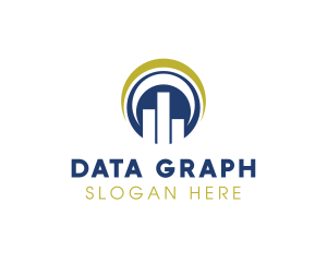 Elegant Round Stats logo design