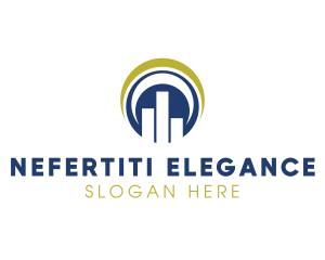 Elegant Round Stats logo design