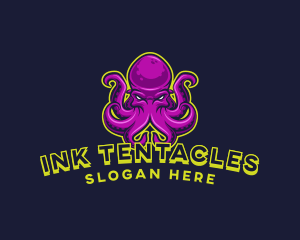 Tentacles - Wild Octopus Gaming logo design