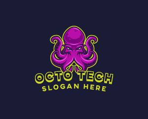 Octopus - Wild Octopus Gaming logo design