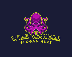 Wild Octopus Gaming logo design