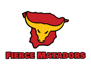 Bullfighting - Bullfighting Spain  Map logo design