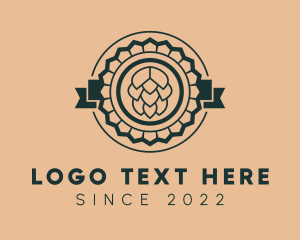 Lager - Beer Hops Bar logo design